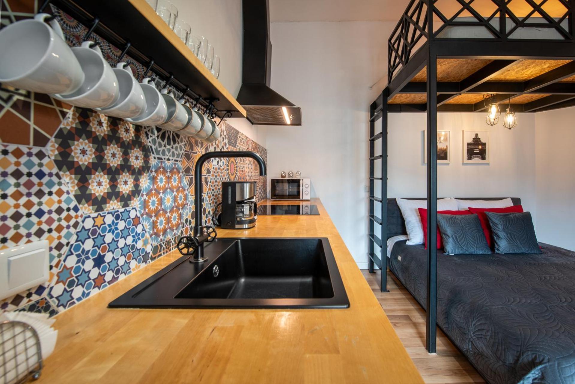 Modern Apartment Arizona Studio Old Town Dietla Balcony Kraków Zewnętrze zdjęcie